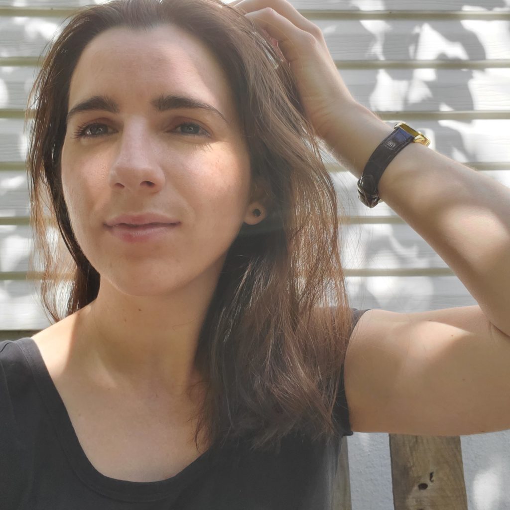 Autoportrait de Virginie Blanchette-Doucet.