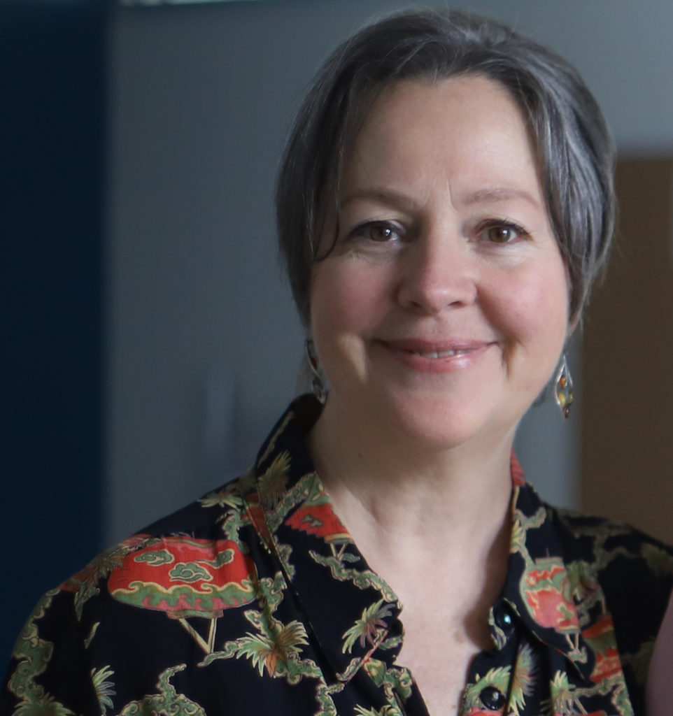 Portrait de Nancy R Lange. Crédit photo: Jeanne Tétreault.